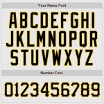 Custom White Black Pinstripe Black-Gold Authentic Raglan Sleeves Baseball Jersey Custom White Black Pinstripe Black-Gold Authentic Raglan Sleeves Baseball Jersey